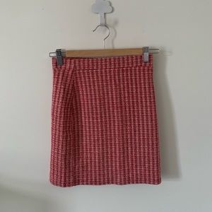TOPSHOP TWEED FITTED SKIRT